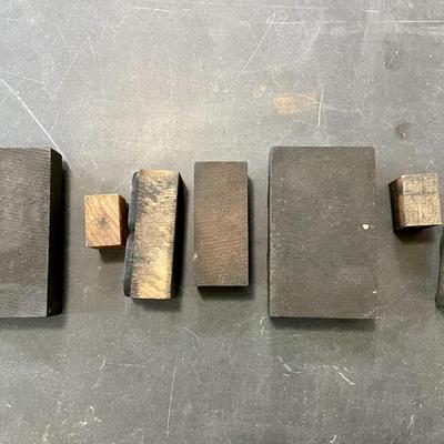 Mixed lot of vintage typesetting letters