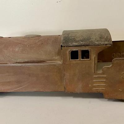 Antique metal locomotive train engine 3000