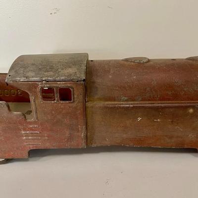 Antique metal locomotive train engine 3000