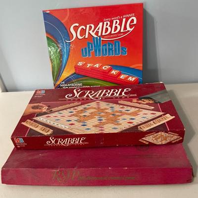 Mixed lot of word board games