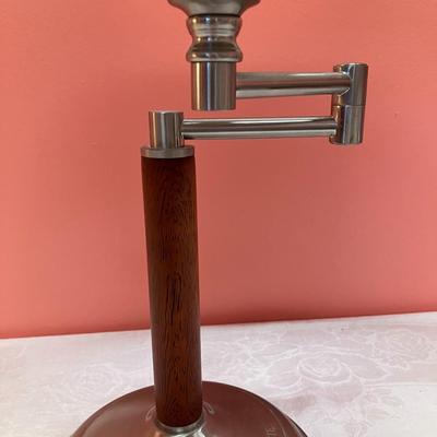 Sale Photo Thumbnail #398: 23" chrome extendable Ott-lite lamp