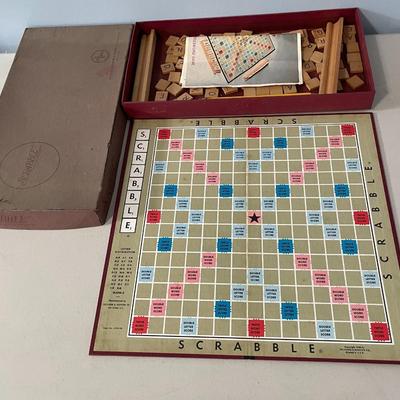 Two Scrabble board games