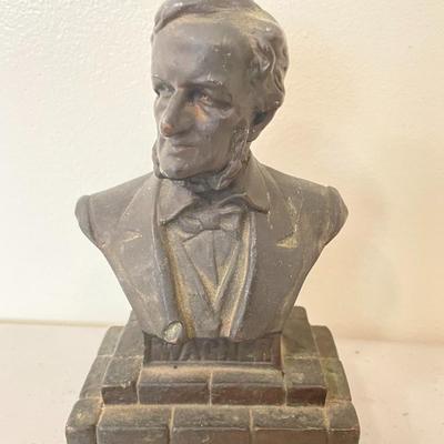Pair of recorders + Wagner bust