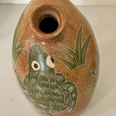 Trio of hand-made Nicaragua vases by Juan Paulino Martinez & Lourdes Martinez