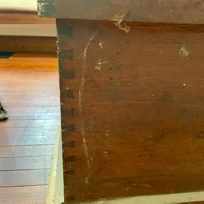 Antique carpenter's apprentice hand-made tool box, with tools!