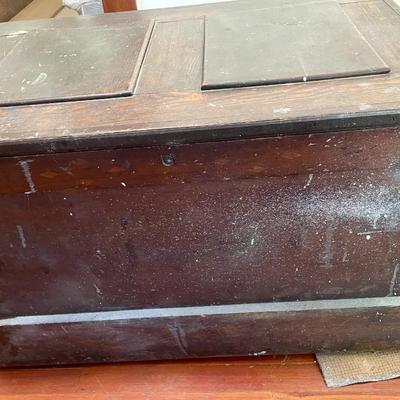 Antique carpenter's apprentice hand-made tool box, with tools!