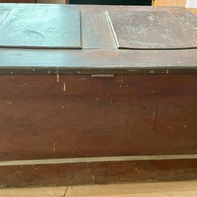 Antique carpenter's apprentice hand-made tool box, with tools!
