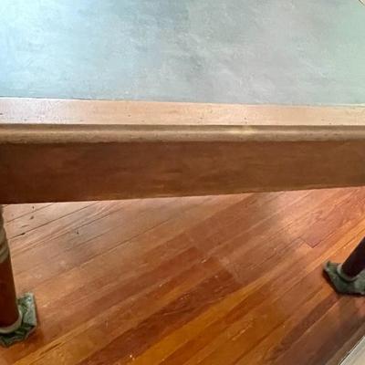 Antique slate-top desk