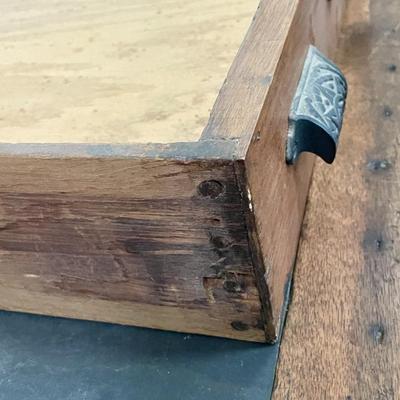 Antique slate-top desk
