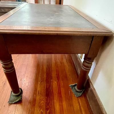 Antique slate-top desk