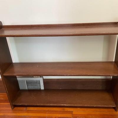 Three-shelf open bookcase