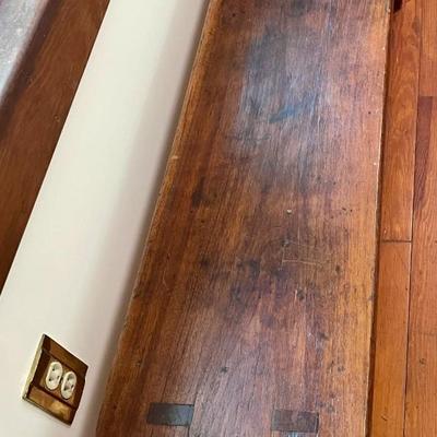 Antique hand-carved primitive bench