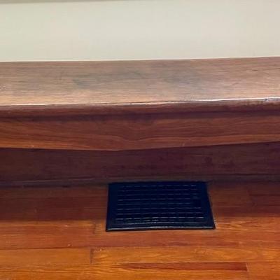 Antique hand-carved primitive bench