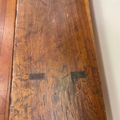 Antique hand-carved primitive bench