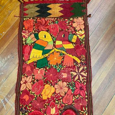 South American woven table runner