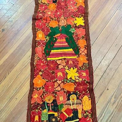 South American woven table runner