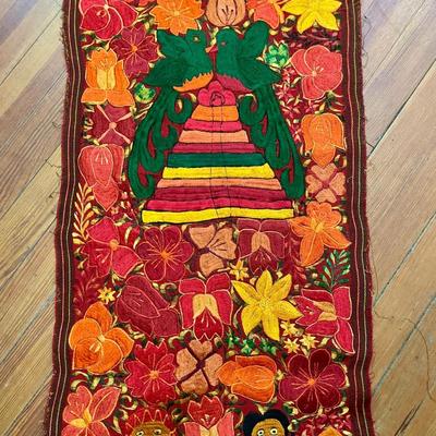 South American woven table runner