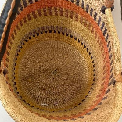 Woven market basket