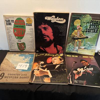 Waylon, Cash and More Song Books