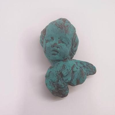Hanging cherub bust