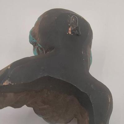 Hanging cherub bust