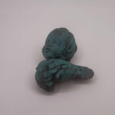 Hanging cherub bust