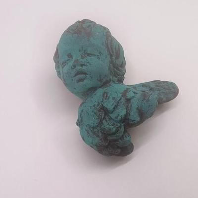 Hanging cherub bust
