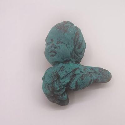 Hanging cherub bust