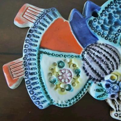 Vintage Gensini Ceramiche wall plaque