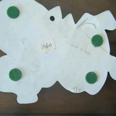Vintage Gensini Ceramiche wall plaque