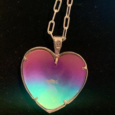 Titanium Heart Pendant / Necklace