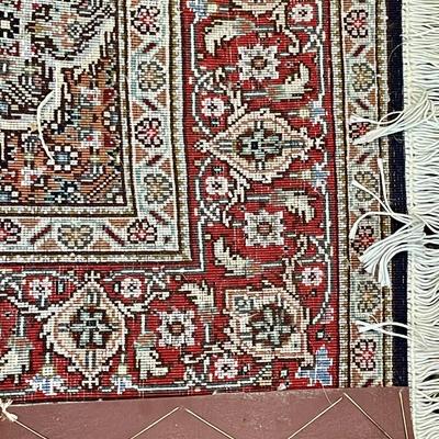 Turkish "Tabriz" hand-knotted area rug