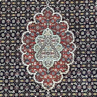 Turkish "Tabriz" hand-knotted area rug