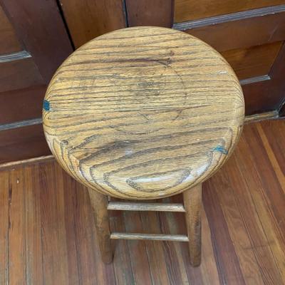 Oak stool