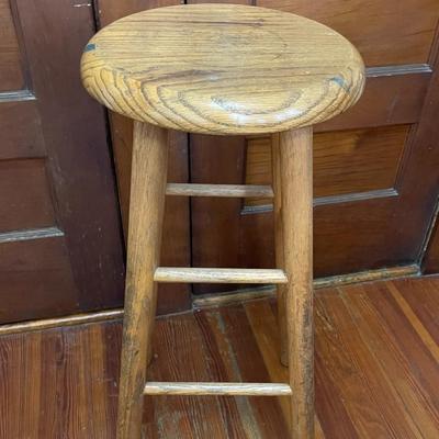 Oak stool