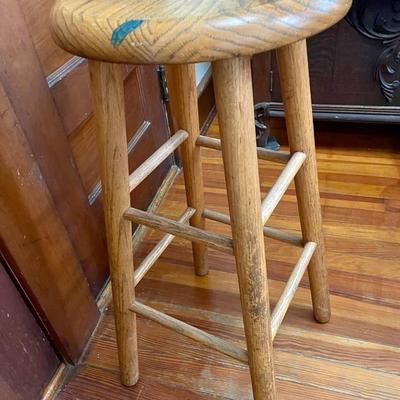 Oak stool