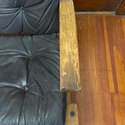 Vintage bentwood MCM rocking chair, unsigned