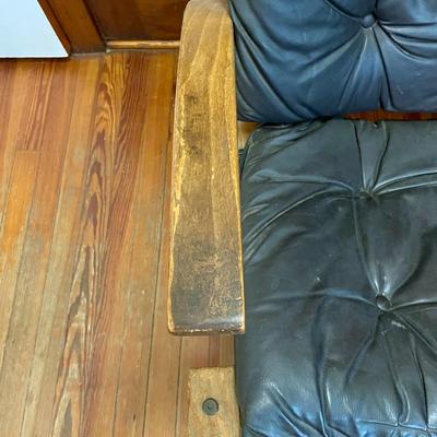 Vintage bentwood MCM rocking chair, unsigned