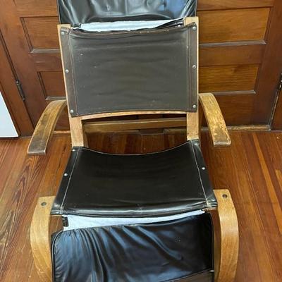 Vintage bentwood MCM rocking chair, unsigned