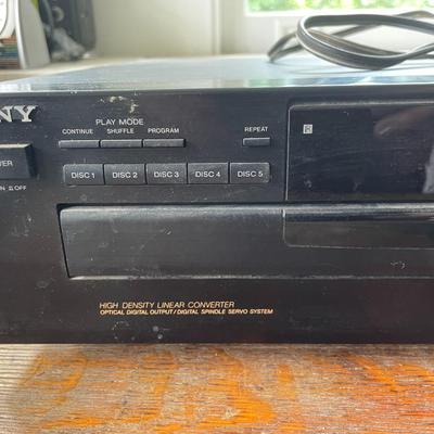 Sony 5-disc player