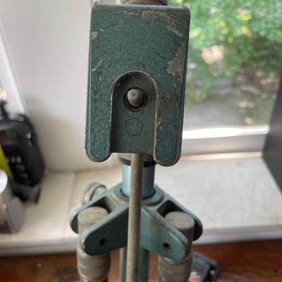 Pair of vintage metal tripods