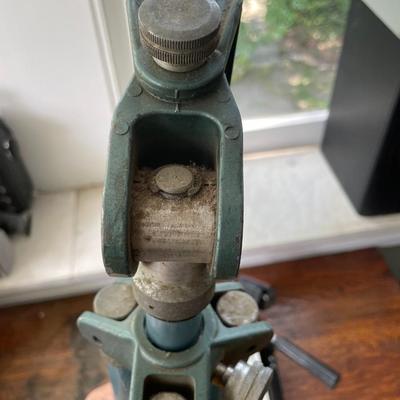 Pair of vintage metal tripods