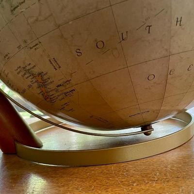Vintage LeRoy M. Tolman Replogle desktop globe