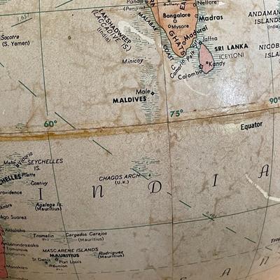Vintage LeRoy M. Tolman Replogle desktop globe