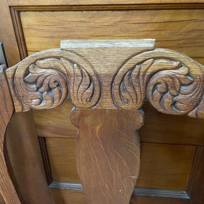 Set of 6 caned chairs