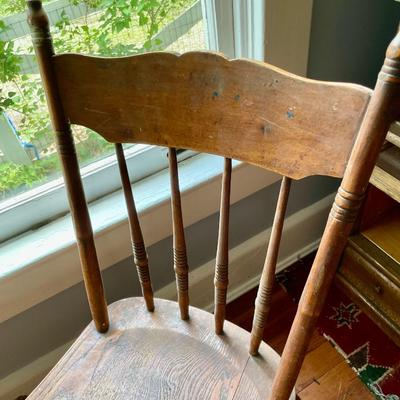 Pair of matching farm chairs