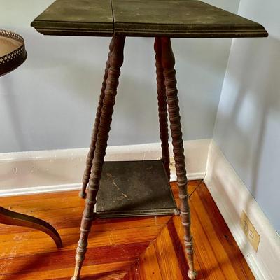 Pair of vintage plant stands/accent tables