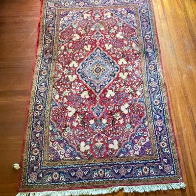 Persian "Jozan" hand-knotted area rug