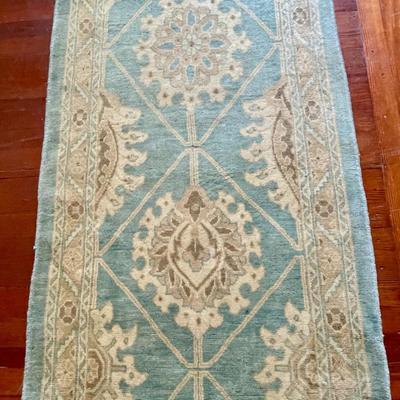 Persian "Sarouk" hand-knotted runner rug