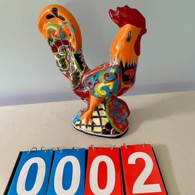 Mexican ceramic rooster